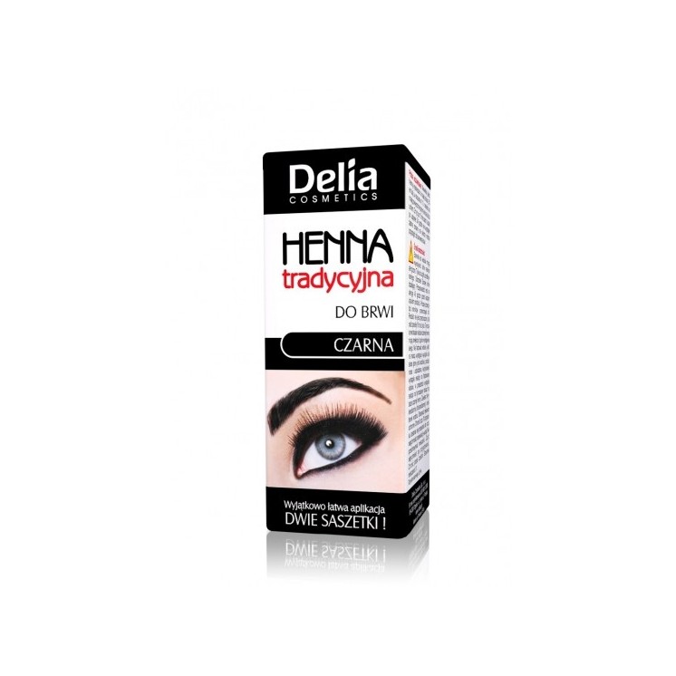 Delia henna do brwi czarna mała 2 ml