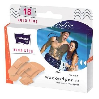 Набір з 18 водонепроникних пластирів Aqua Stop