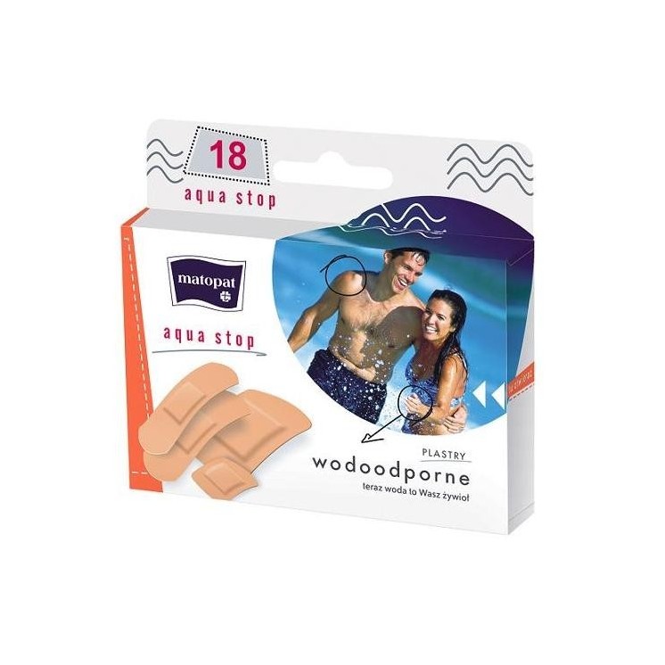 Набір з 18 водонепроникних пластирів Aqua Stop