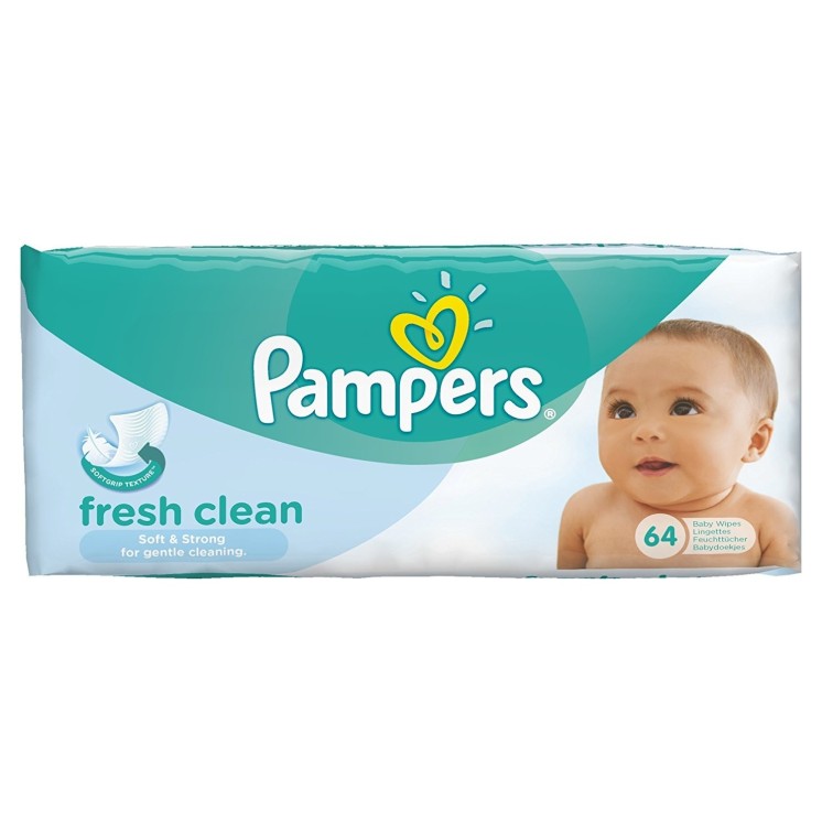 Вологі серветки Pampers Fresh Clean 52 шт