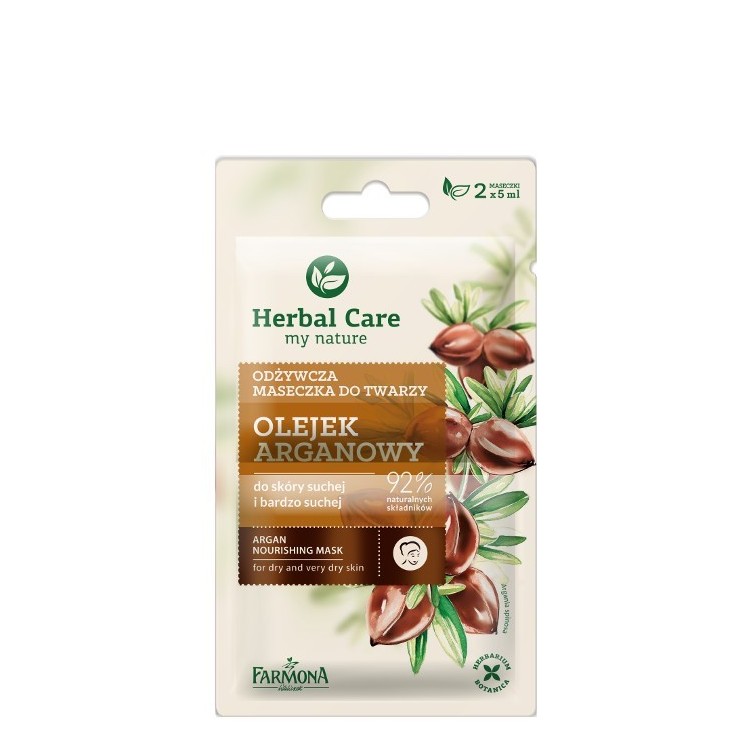 Farmona Herbal Care Maseczka Odżywcza Olejek Arganowy 2x5 ml