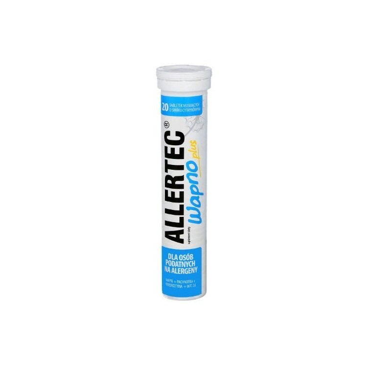 Allertec Wapno Plus 20 tabletek musujących