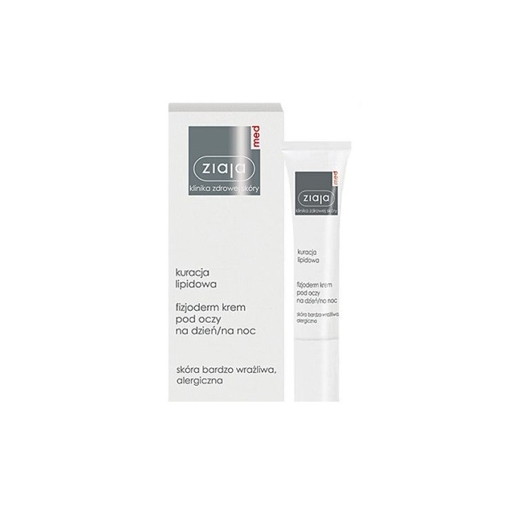 Ziaja Med Lipid treatment physioderm eye cream for sensitive skin day and night 15 ml