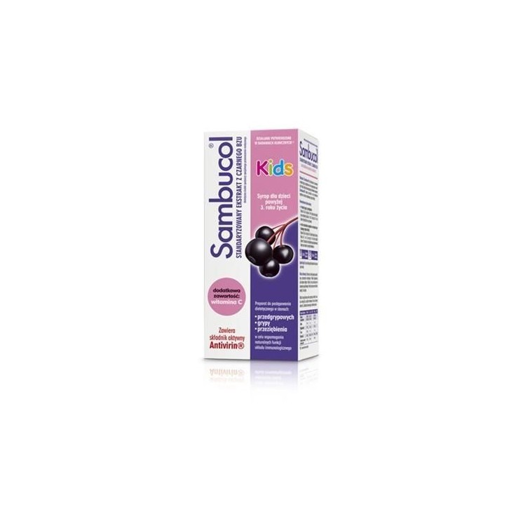 Sambucol Kids syrop dla dzieci po 3 roku życia 120 ml
