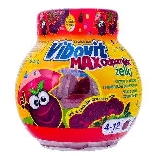Vibovit Max resistance Elderberry jellies 50 pieces
