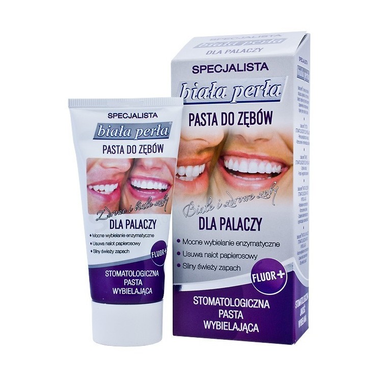 Biała Perła pasta do zębów dla palaczy 75 ml