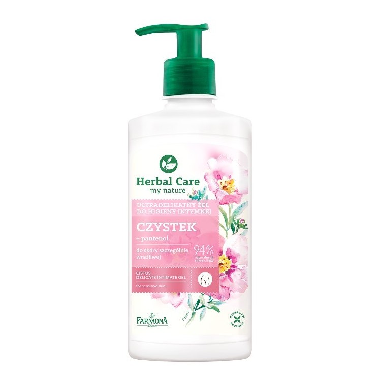 Farmona Herbal Care Ultradelikatny Żel do higieny intymnej Czystek 330 ml