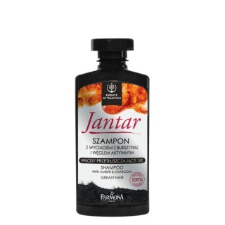 Farmona Jantar Шампунь для жирного волосся з екстрактом бурштину та активованим вугіллям 330 мл