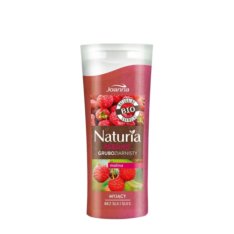 Joanna NATURIA Peeling gruboziarnisty malina 100 g