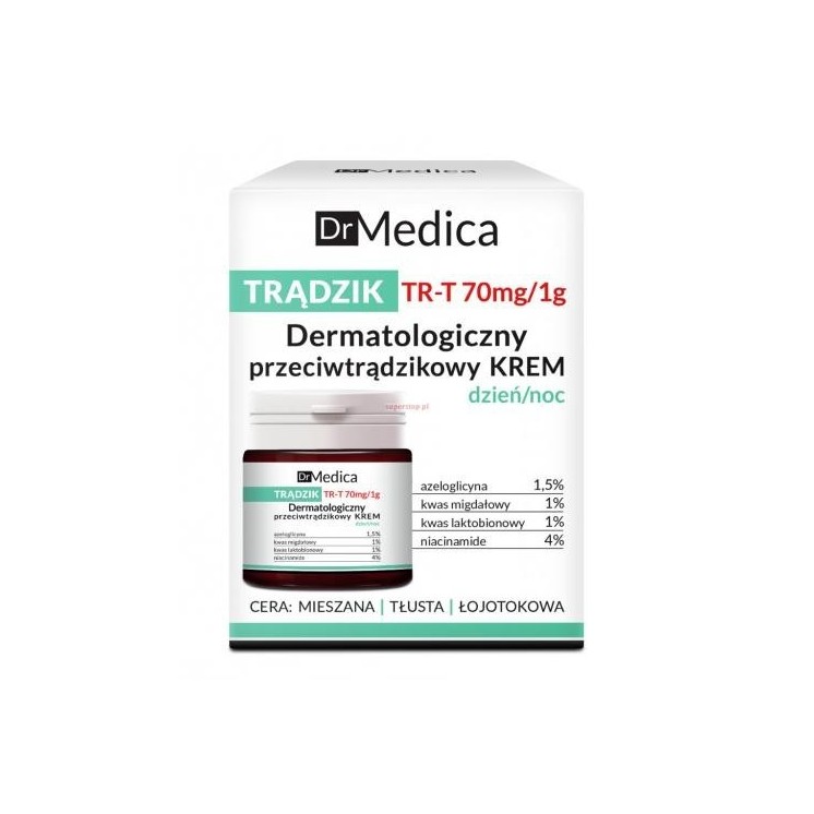 Bielenda Dr Medica Trądzik Dermatologiczny przeciwtrądzikowy Krem dzień/noc 50 ml