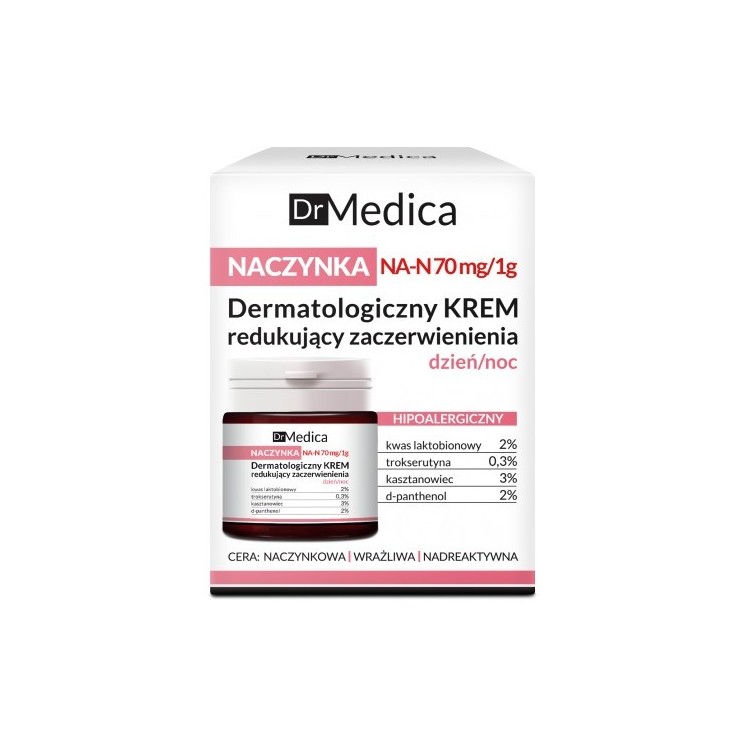 Bielenda Dr Medica Naczynka Dermatologiczny Krem redukujący zaczerwienienia dzień/noc 50 ml