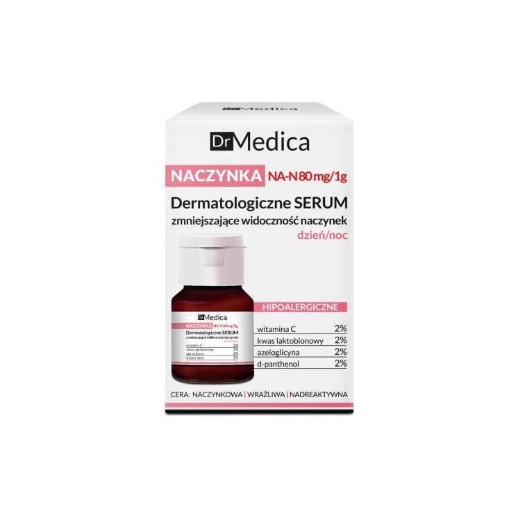 Bielenda Dr Medica Dermatological Capillaries Serum для зменшення почервоніння день/ніч 30 мл