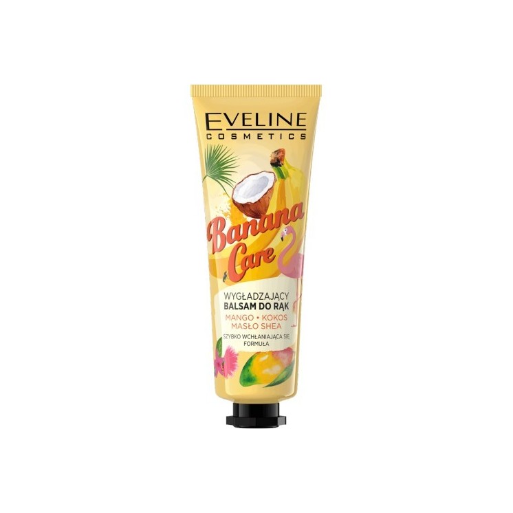 Eveline Banana Care Balsam do rąk Mango + Masło Shea Wygładzający 50 ml