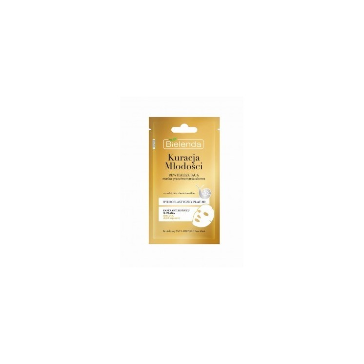 Bielenda KURACJA MŁODOŚCI Revitalizing anti-wrinkle face sheet mask 23 g