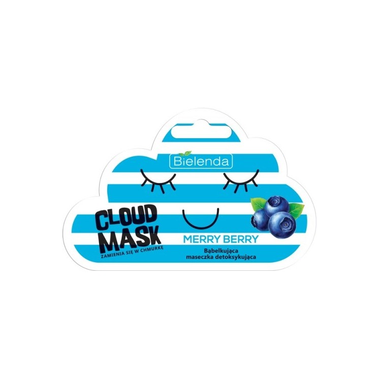 Bielenda Cloud Mask bąbelkująca Maseczka detoksykująca – Merry Berry 6 g