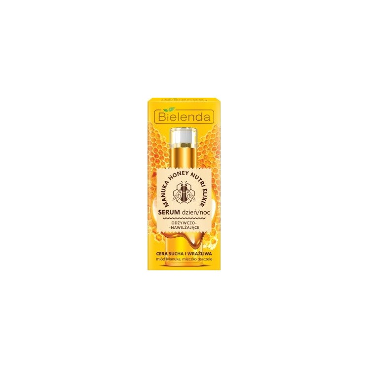 Bielenda Manuka Honey Nutri Elixir odżywczo-nawilżające Serum do twarzy dzień/noc 30 ml