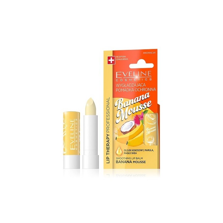 Eveline Lip Therapy Bannana Mousse Smoothing Lipstick 4 g