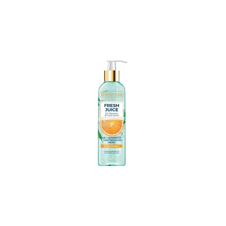 Bielenda FRESH JUICE hydraterende micellaire gel voor het gezicht Oranje 190 g