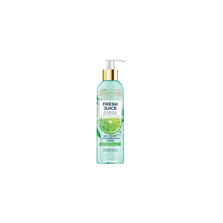 Bielenda FRESH JUICE detoxifying micellar face wash gel Limonka 190 g
