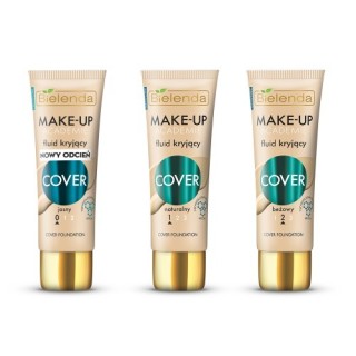 Bielenda MAKE-UP ACADEMIE Покривний флюїд COVER - бежевий відтінок 30 г