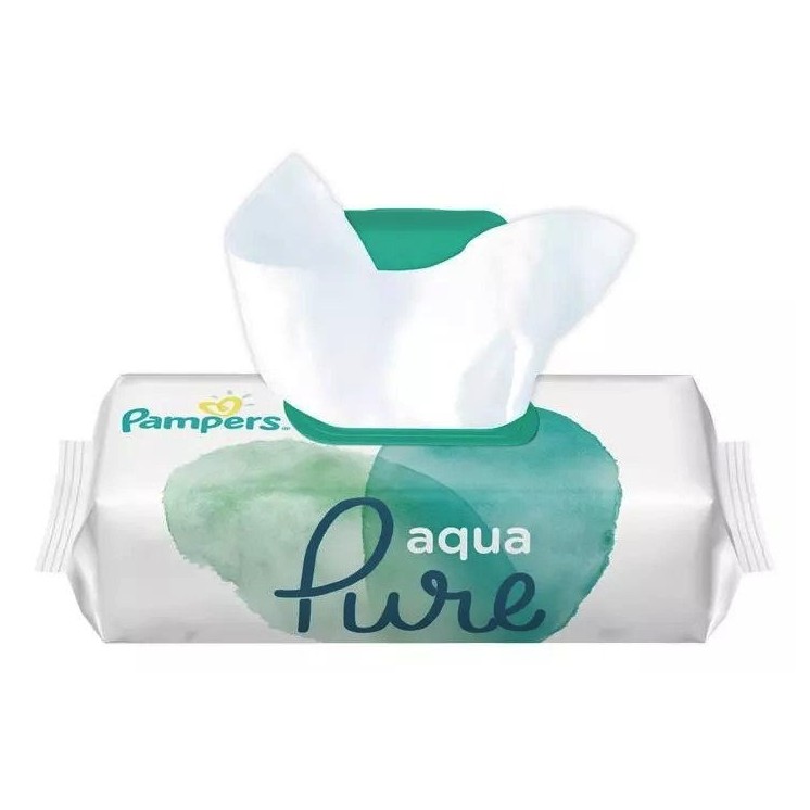 Pampers Aqua Pure vochtige doekjes 70 stuks