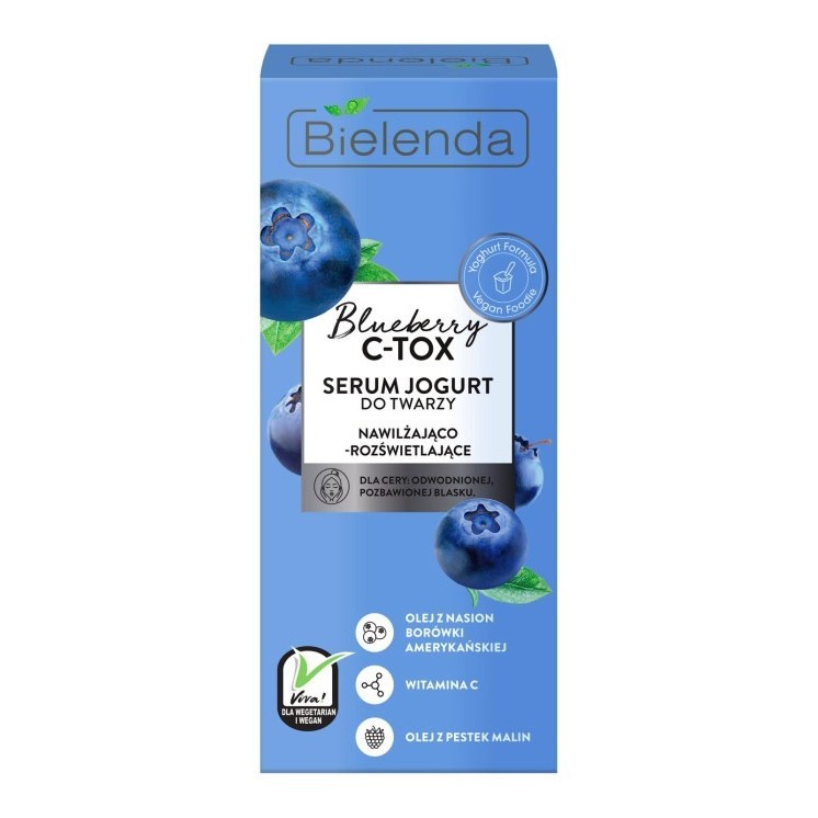 Bielenda Blueberry C-Tox Serum-jogurt do twarzy 30 ml
