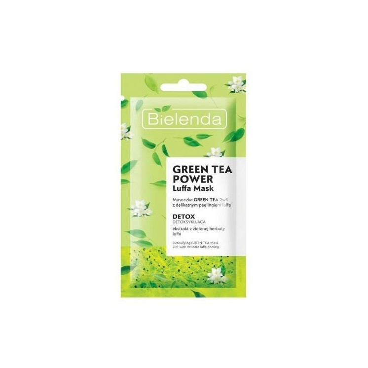 Bielenda GREEN TEA POWER Maska do twarzy 2w1 detoksykująca 8 g