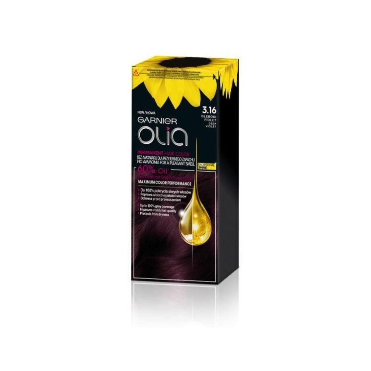 Garnier Olia Farba do włosów /3.16/ Głęboki fiolet