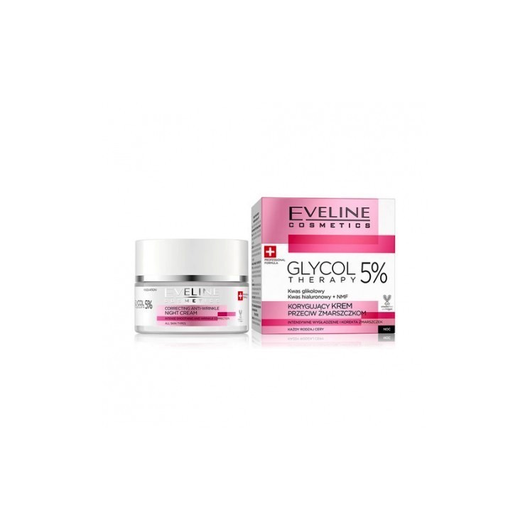 Eveline Glycol Krem przeciwzmarszczkowy korygujący 5% 50 ml
