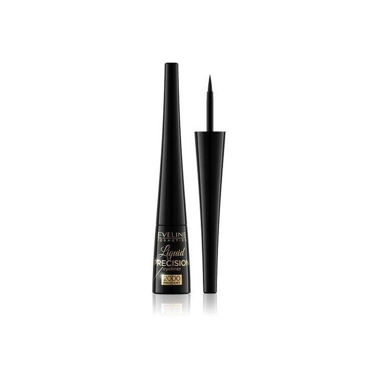 Eveline Liquid Precision Eyeliner w płynie Czarny Matt