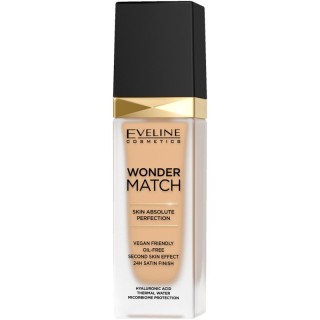 Тональна основа Eveline Wonder Match Luxury Adapting Foundation /20/ Medium Beige 30 мл