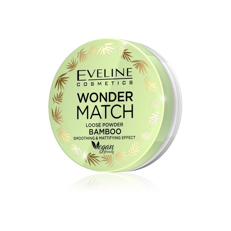 Eveline Wonder Match Bamboo розгладжуюча і матуюча розсипчаста пудра 6 г
