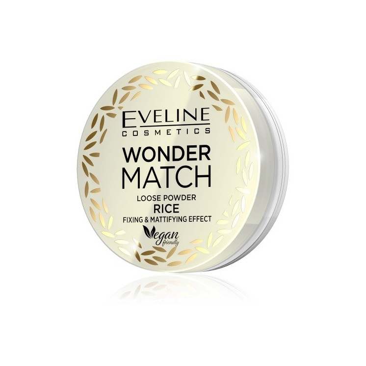 Eveline Wonder Match Ryżowy Puder sypki wygładzająco-matujący 6 g