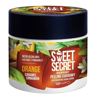 Farmona Sweet Secret Регенеруючий цукровий peeling для тіла Апельсин з карамеллю та корицею 200 г