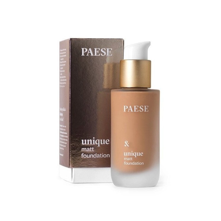 Paese Pielęgnujący podkład matujący Unique Matt Foundation 608C Golden Beige 30 ml