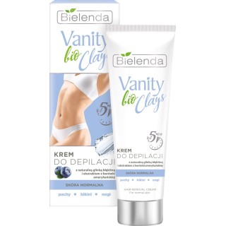 Bielenda VANITY BIO CLAYS Крем для депіляції з блакитною глиною 100 мл(31-08-2025)
