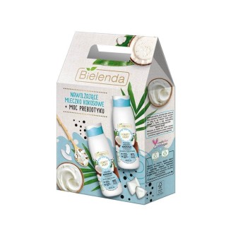 BIELENDA GIFT Beauty Milky Coconut Молочко для тіла 400 мл + Кокосове молочко для ванни 400 мл