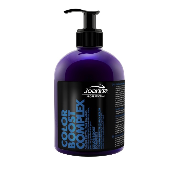 Joanna Professional COLOR BOOST KOMPLEKS Szampon do włosów rewitalizujący kolor popielaty 500 ml