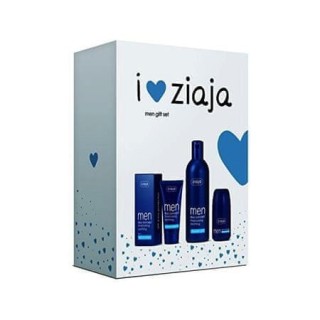 Ziaja Men Geschenkset Feuchtigkeitsspendende Gesichtscreme 50 ml + Antitranspirant 60 ml + Duschgel 300 ml