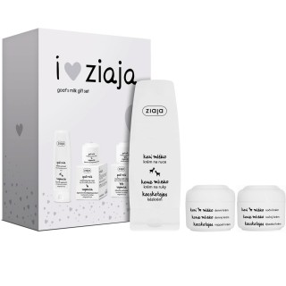 Ziaja Ziegenmilch-Set Tagesgesichtscreme 50 ml + Nachtgesichtscreme 50 ml + Handcreme 80 ml