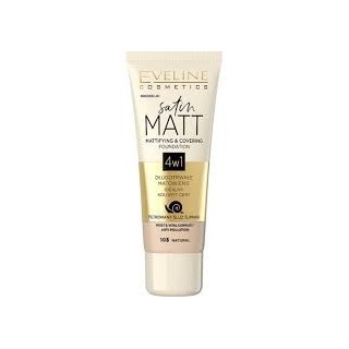 Тональний крем Eveline Satin Matt Матуючий /103/ Natural 30 мл