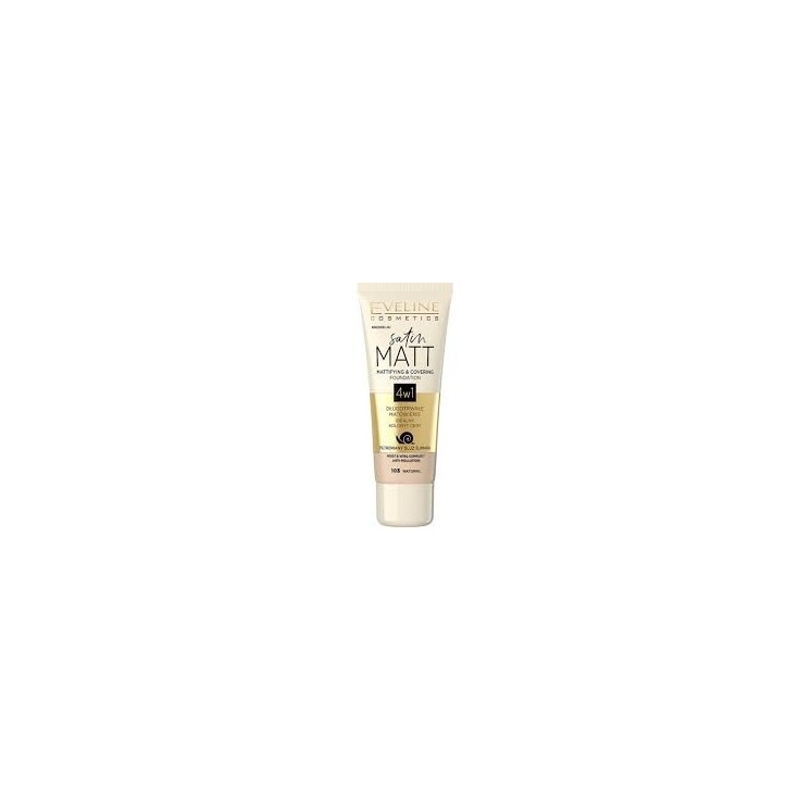 Eveline Satin Matt Podkład matujący /103/ Natural 30 ml