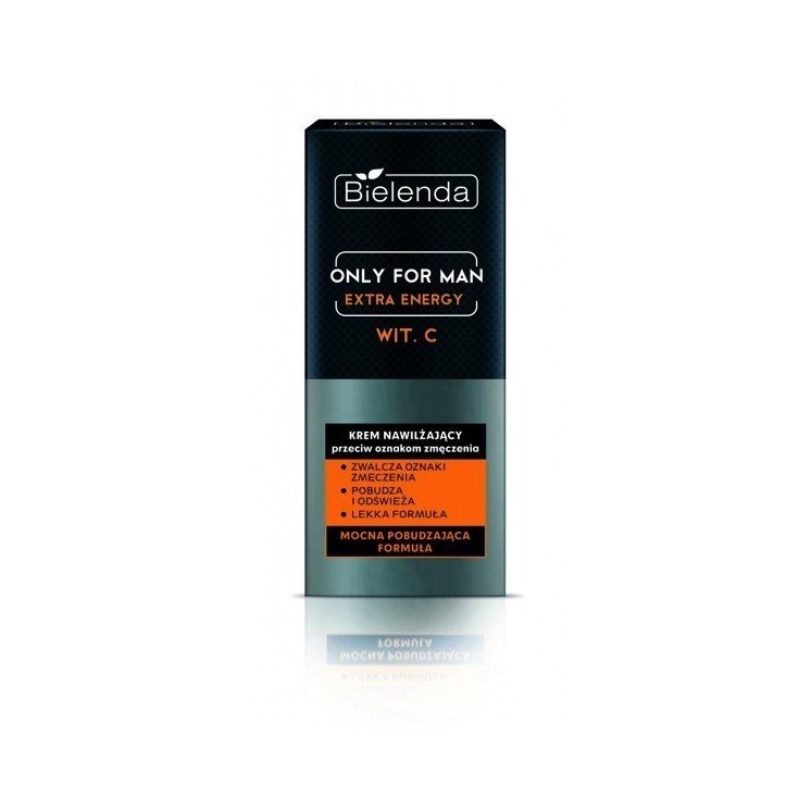 Bielenda ONLY FOR MEN Krem do twarzy nawilżający EXTRA ENERGY dla mężczyzn 50 ml