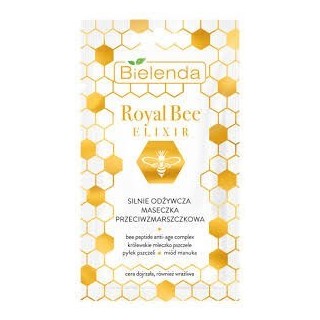 Bielenda ROYAL BEE ELIXIR Сильно живильна маска для обличчя проти зморшок 8 г