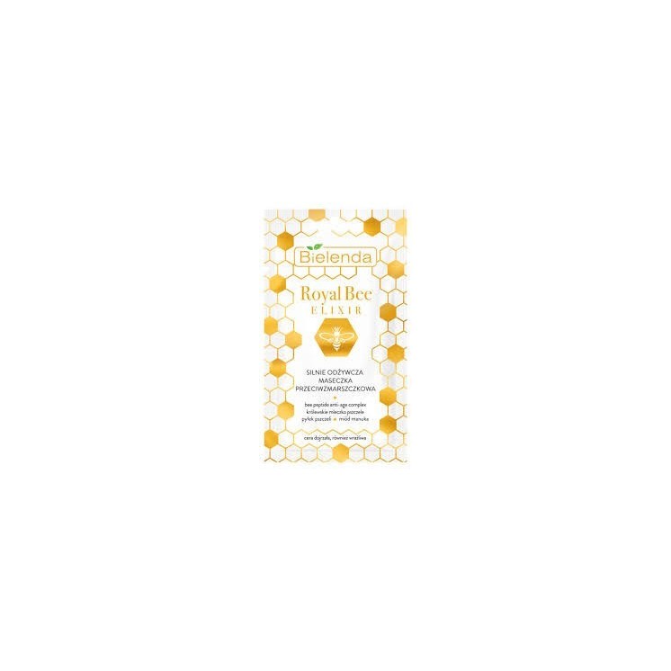Bielenda ROYAL BEE ELIXIR Silnie odżywcza Maseczka do twarzy przeciwzmarszczkowa 8 g