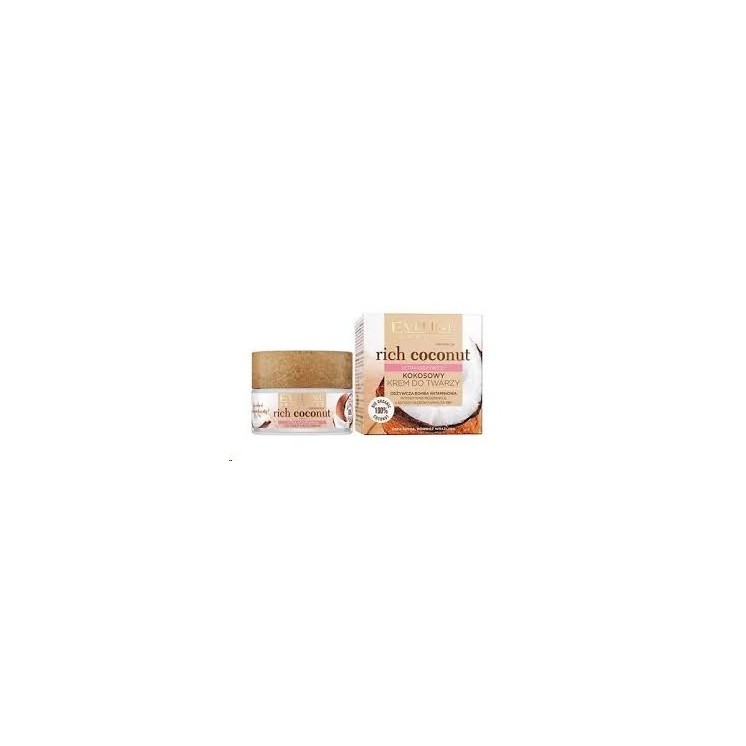 Eveline Rich Coconut Ultra-odżywczy Kokosowy Krem do twarzy 50 ml