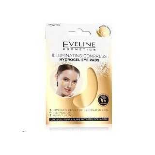 Eveline Hydro gel Eye patchs Освітлюючий компрес 2 шт