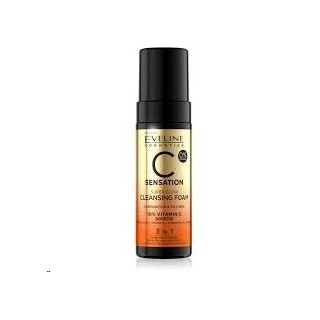 Очищаюча пінка для вмивання Eveline C Sensation 3в1 150 мл
