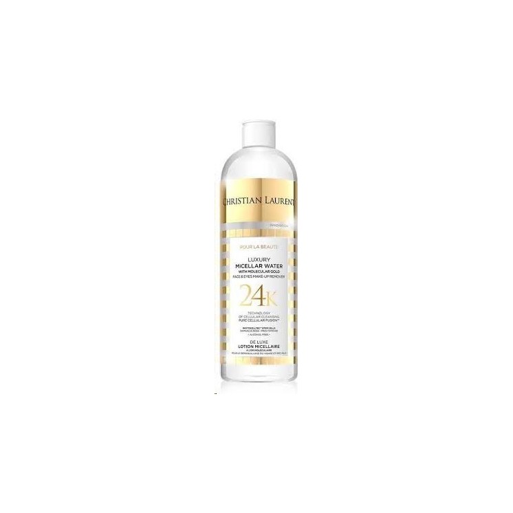 Eveline Christian Laurent Luxurious Micellar Water with Colloidal Gold for face and eye make-up removal 24K 500 ml