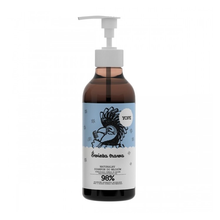 YOPE Szampon do włosów Świeża Trawa 300 ml